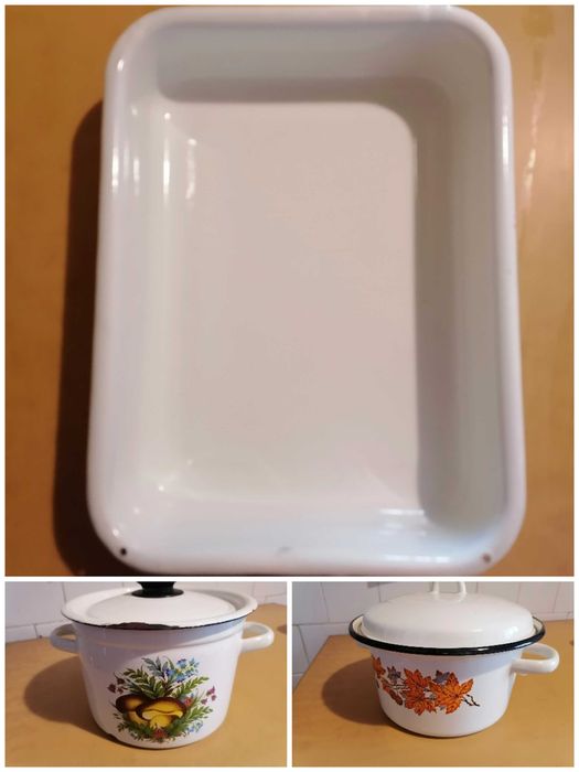 Эмалированная кастрюля/судок