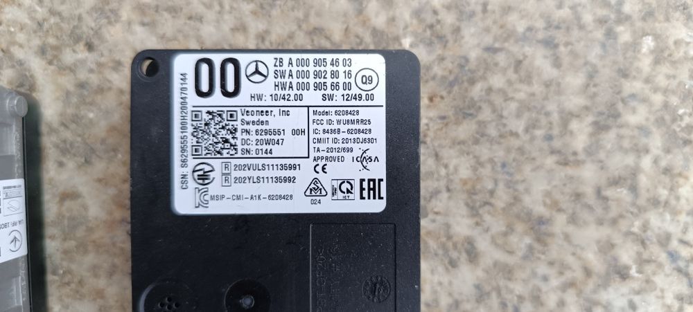 Sensor radar Mercedes