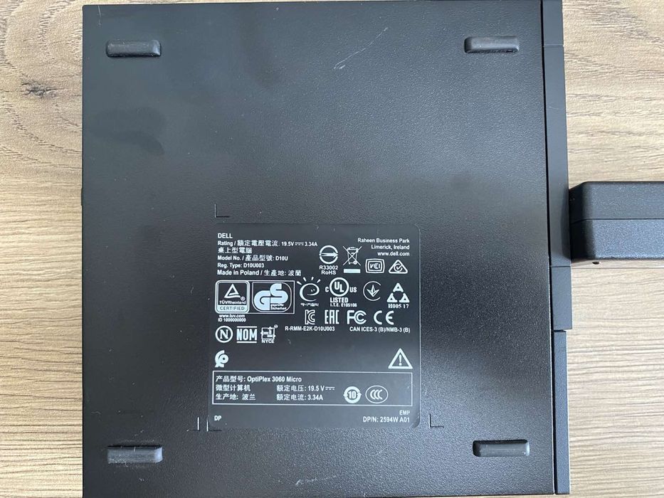 Dell Optiplex 3060 micro i3 8gen 8/128gb