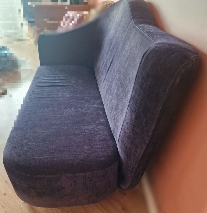 Sofá/chaise longue roxa