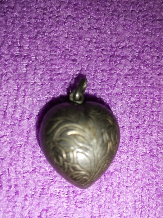 Pendente Coração em prata marcada