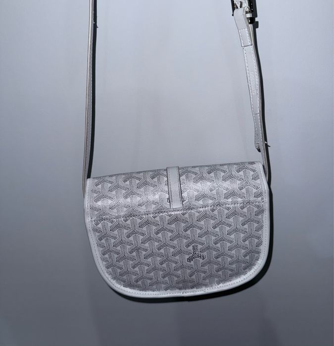 сумка goyard білого кольору