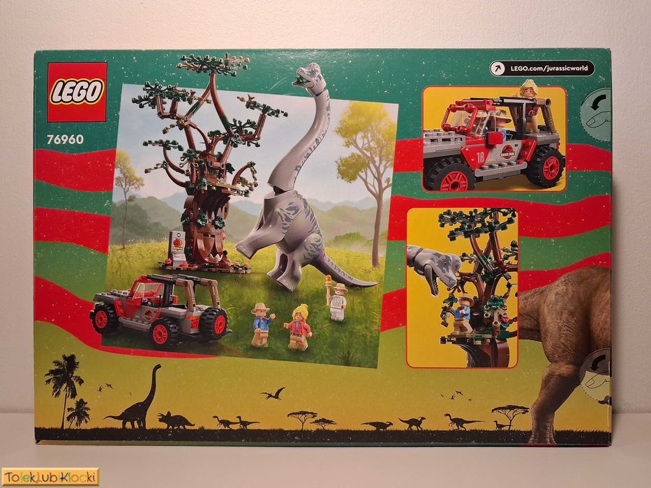 Lego Jurassic World [76960] - Odkrycie brachiozaura [NOWY]