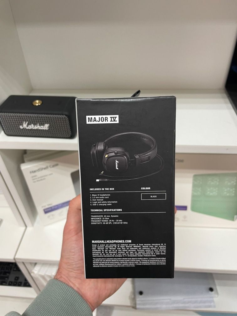 Навушники маршал мажор 4 Major IV Marshall наушники bluetooth накладні ...