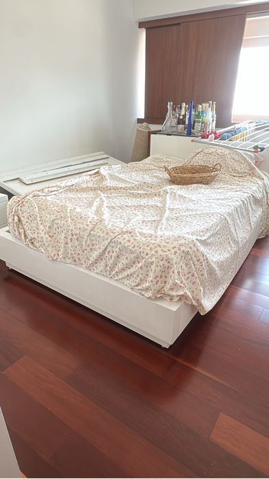 Cama com arrumacao