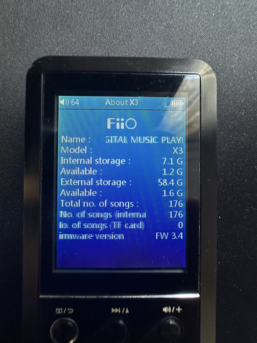 Fiio x3 1gen mp3 плеер