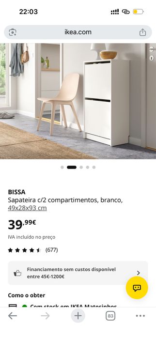 Sapateira  do IKEA
