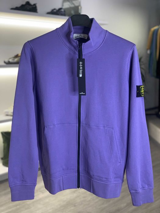 Світшот STONE ISLAND 64351 Classic Zip Sweatshirt Ink Blue SI0176-IBL