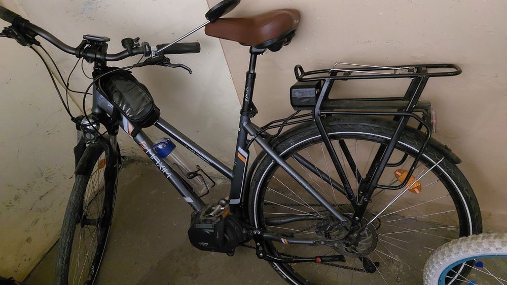 Rower męski elektryk przerzutki