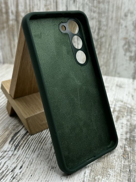 Не пачкаются! Чехол Silicone Case на Samsung S23/ S23 Plus/ FE Чохол