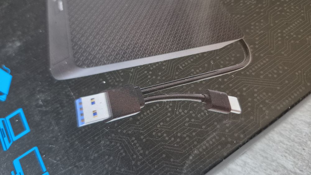 NOWA zewn.nagrywarka DVD-RW z USB-C + USB-A