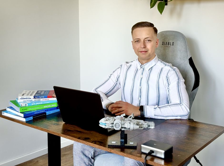 Korepetycje - język angielski z nauczycielem TEFL; matura egzamin dzieci młodzież dorośli