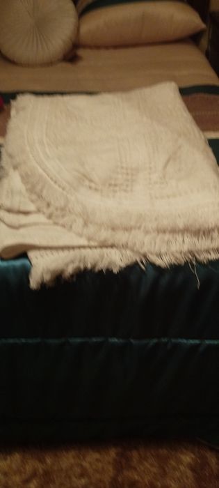 Colcha em lã vintage