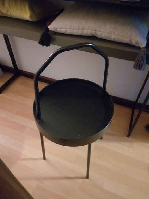 Mesa apoio preto