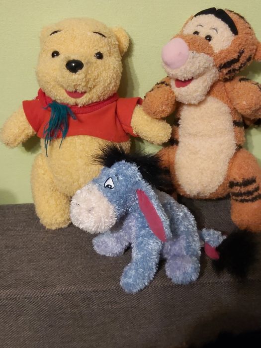 Kubuś Puchatek Tygrysek ( interaktywny)i Osiołek