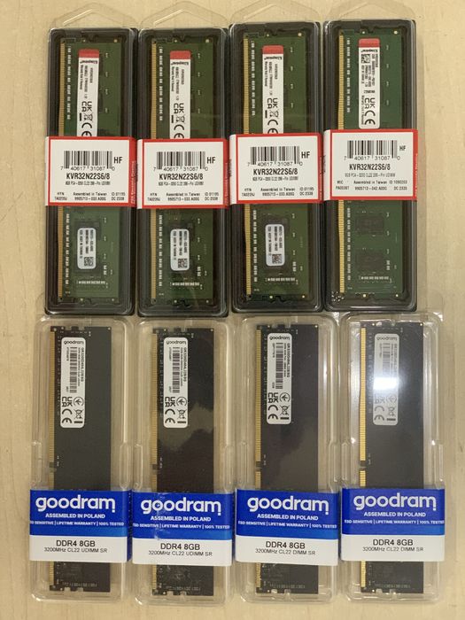 !НОВА! Оперативна память DDR4 8Gb 3200Mhz GoodRam/Kingston