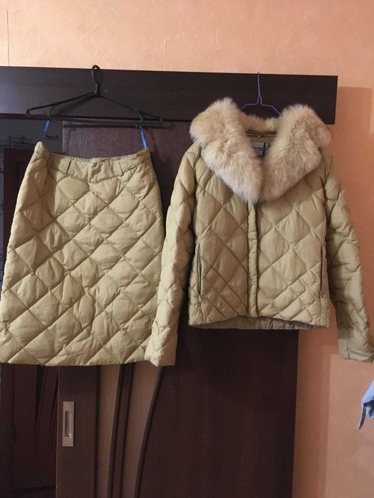 Пуховик костюм (куртка с юбкой)