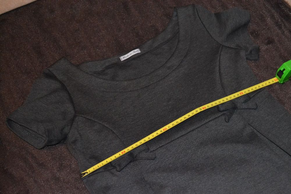 Sukienka szara wiskoza L XL XXL 40 42 46