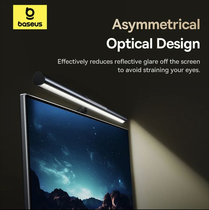 Лампа для монітора Baseus I-Wok 3 USB Black