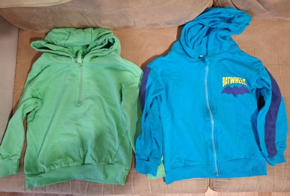 Zestaw 7 bluz chłopięcych r.110/116