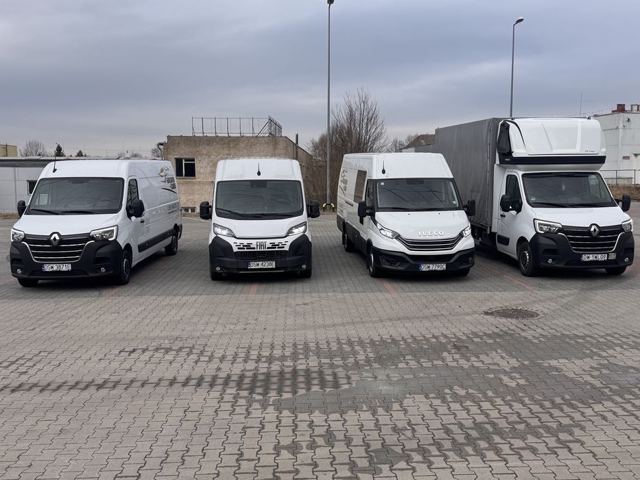 Wynajem busów dostawczych i osobowych.