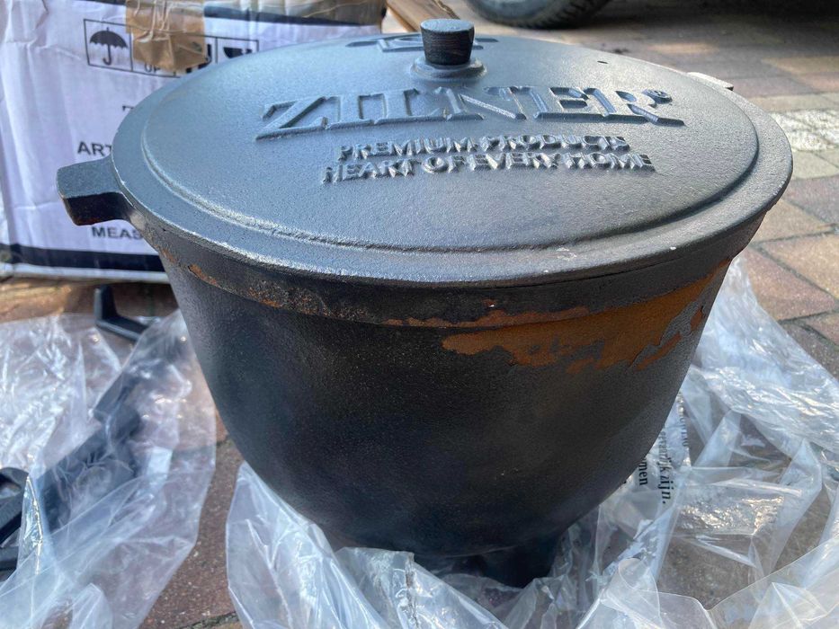 kociołek myśliwski żeliwny 5 lit okazja