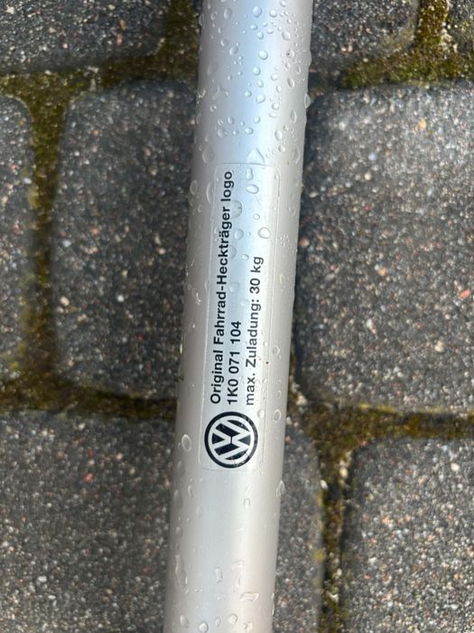 Bagażnik rowerowy VW oryginalny Aluminium