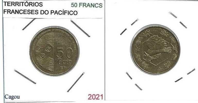 Territórios Franceses do Pacífico - - - - - - Moedas