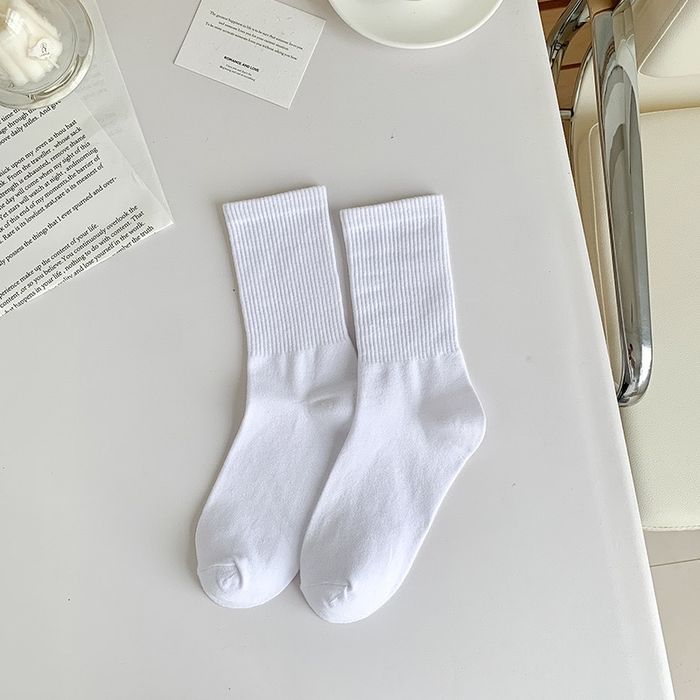 Носки однотонні/ 12пар-335грн/ купити білі шкарпетки / опт