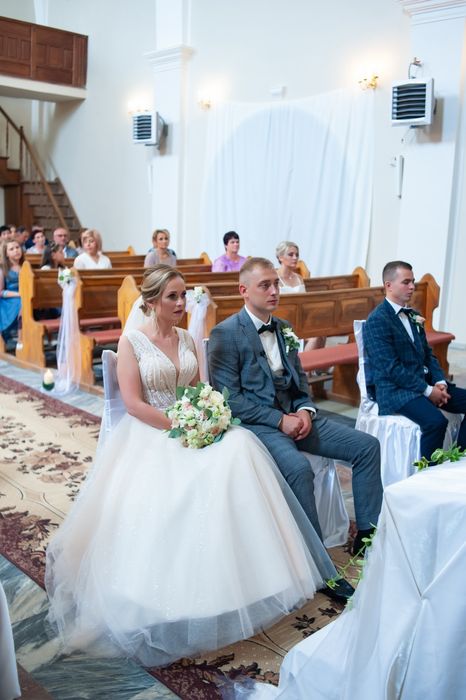 Przepiękna suknia ślubna roz.S