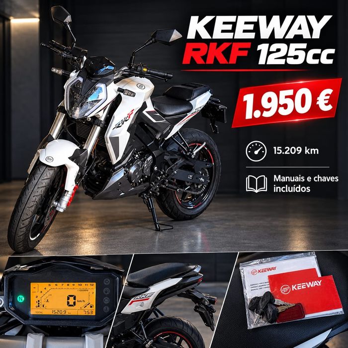 Keeway RKF 125cc | 15.209 km Odivelas • OLX.pt