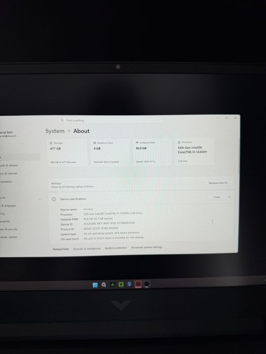 Setup gamingowy plus laptop gaming nowy
