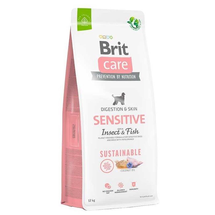 Brit Care Dog SENSITIVE 12 кг з рибою для собак чутливе травлення.Бріт