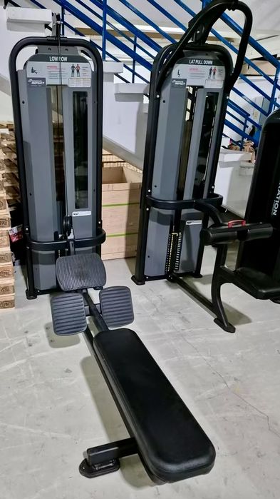 Тренажери бу з ЄС та США в наявності Precor, StarTrac, Nautilus, Cybex