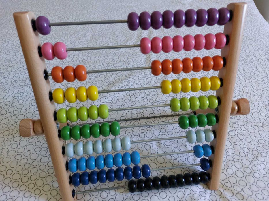 Ábaco multicor IKEA (COMO NOVO)