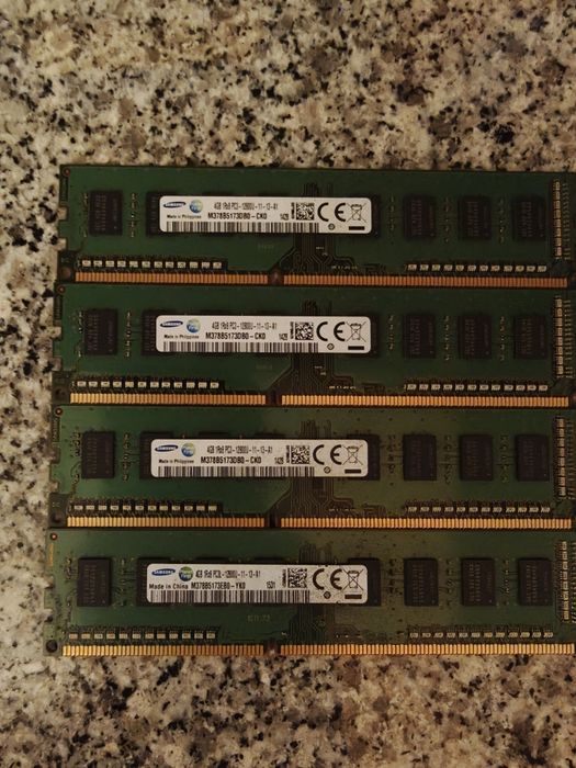 RAM Samsung 4GB DDR3 1600MHz PC3-12800U Desktop