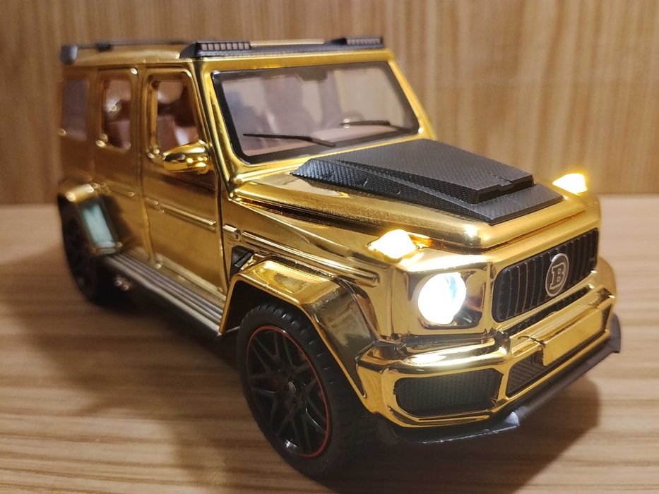 Модель Mercedes-Benz Brabus Gelandewagen 1:32 автоэксперт металл свет звук инерция Мерс Гелик Gelik машинка