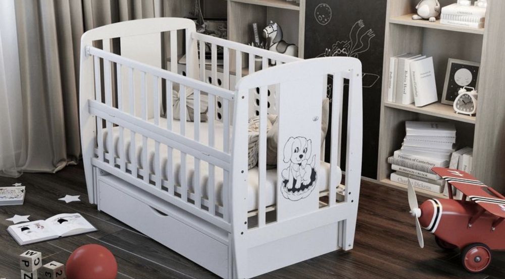 Дитяче ліжечко 60х120 з матрасом