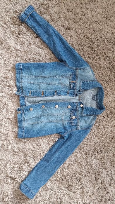 Kurtka dżinsowa ramoneska r. 134-140, 8-9 lat.jak NOWA