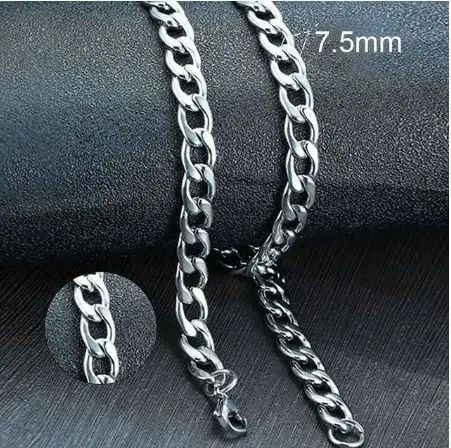 Colar de aço inoxidável