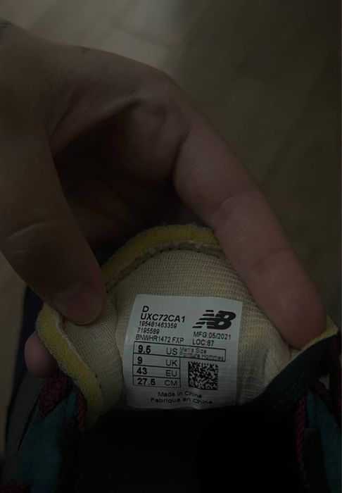 New balance xc-72 black multi