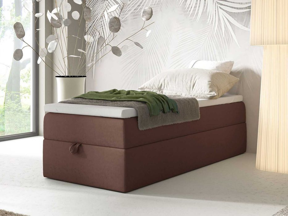 Łóżko KONTYNENTALNE SINGIEL bez wezgłowia 70x200 80x200 90x200 100x200