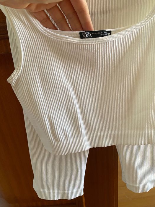 Conjunto ZARA branco S