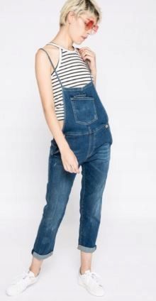 630 zł sklep! GUESS oryginalne ogrodniczki jeans 40/42 L 28 nowe