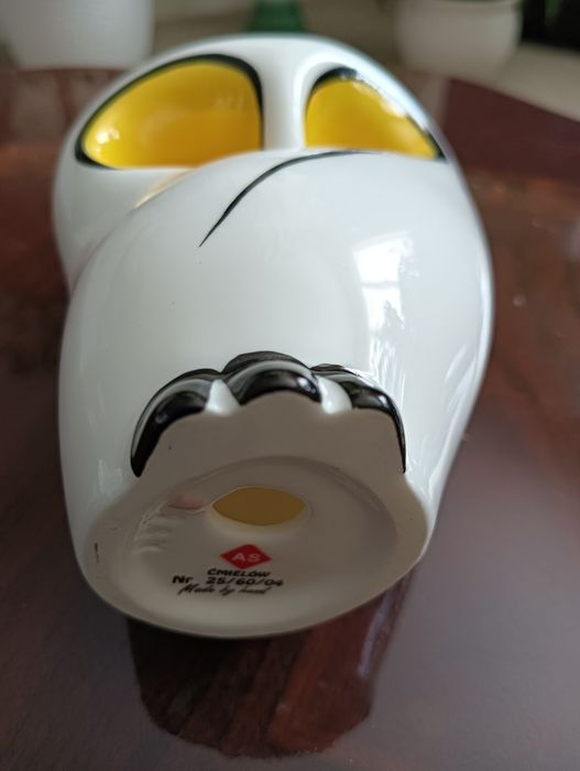 Sowa figurka porcelanowa AS Ćmielów
