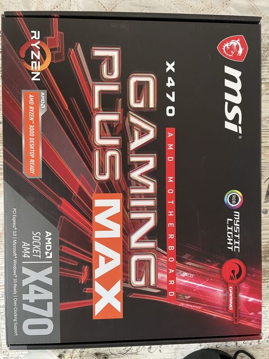 Игровая материнская плата MSI X470 Gaming Plus