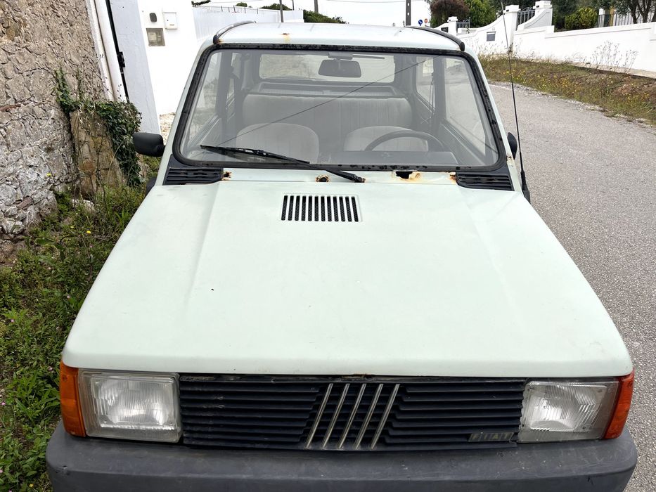 Fiat Panda 750 1986 - não anda, para peças ou restauração