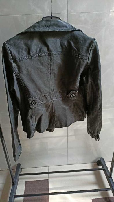 Kurtka ramoneska STRADIVARIUS skóra naturalna M 38