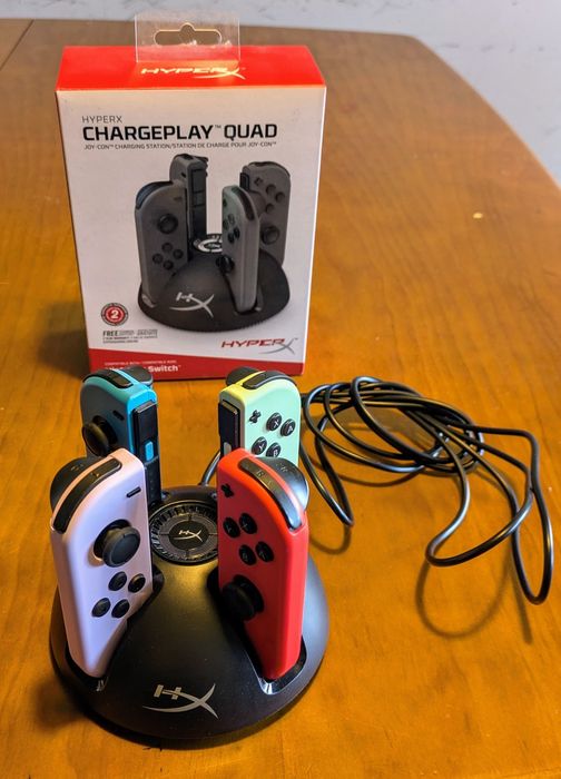 Nintendo switch c/acessórios e MarioKart