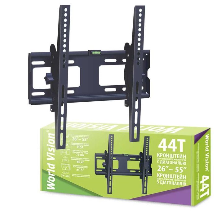 Кронштейн (настінне кріплення) для телевізорів World Vision 44T 26-55″